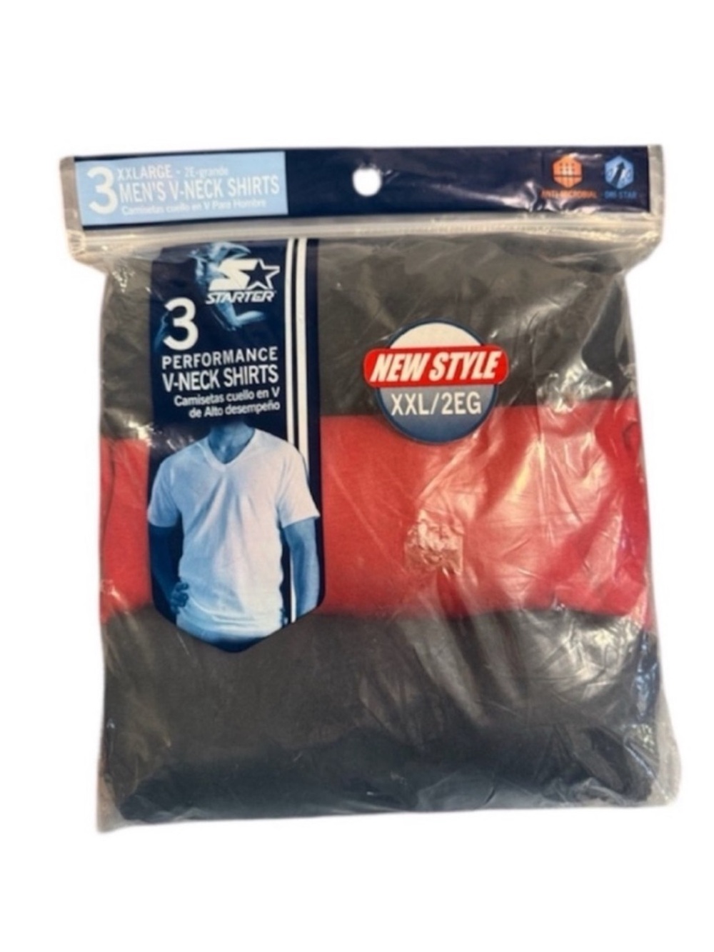 3 Starter Performance T-Shirts